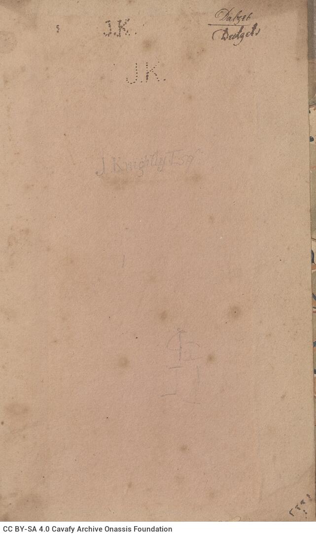 19 x 11,5 εκ. 6 σ. χ.α. + ΧΙ σ. + 100 σ. + 87 σ. παραρτήματος + 4 σ. χ.α., όπου στο φ. 1 κ�